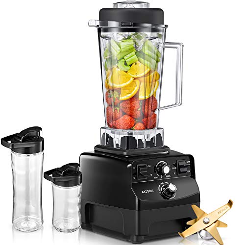 AICOOK Blender for Protein Shakes and Smoothie with Cookbook, 1450W