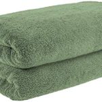 40×80 Inches Jumbo Size, Thick & Large 650 GSM Bath Sheet Cotton, Luxury Hotel & Spa Quality, Absorbent and Soft Decorative Kitchen and Bathroom Turkish Towels, Sage Green