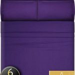6 Piece King Size Sheets Deep Pockets – Deep Pocket King Sheets Deep Pocket King Bed Sheets King Sheet Set Bedding Sets King Size Bed Sheets King Size Bedding Set King Fitted Sheet King Sheets Purple