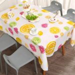 Rectangle Tablecloth,Waterproof and Oil Proof Table Cloth Tablecloth Pad Printed Rectangular Table Cover PVC Blend Cloth Kitchen Decor Dining Table Cover