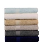 BEST TOWEL 6-Pack Bath Towels – Extra-Absorbent – 100% Cotton – 27″ x 54″ (Multi, 6 Pack Bath Towel)