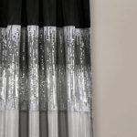 Lush Décor Night Sky Panel for Living, Bedroom, Dining Room (Single Curtain), 84″ x 42″, Grey and Black