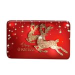 Shan-S Christmas Mat Non-Slip Floor Mats Bathroom Floor Carpet Merry Christmas Tree Reindeer Santa Claus Snowman Printed Ornament for Xmas Bedroom Home Living Dining Room Playroom