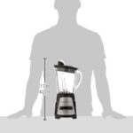 Hamilton Beach Power Elite Blender with 12 Functions for Puree, Ice Crush, Shakes and Smoothies and 40oz BPA Free Glass Jar, Black and Stainless Steel (58148A)