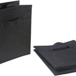 AmazonBasics Collapsible Fabric Storage Cubes Organizer with Handles, Black – Pack of 6