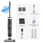 TINECO Floor One S3 Cordless Hardwood Floors Cleaner, Lightweight Wet Dry Vacuum Cleaners for Multi-Surface Cleaning with Smart Control System