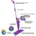 Rejuvenate Click N Clean Multi-Surface Spray Mop System Complete Bundle Includes Free Click-On Pro Grade Grout Brush 2 x Reusable Microfiber Pads 1 x 32oz No-Bucket Floor Cleaner