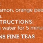 Harney & Sons Hot Cinnamon Spice Tea Tin – Black Tea with Orange & Sweet Clove – 2.67 Ounces, 30 Sachets