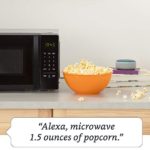 AmazonBasics Microwave, Small, 0.7 Cu. Ft, 700W, Works with Alexa