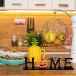 Home Table Decoration Set with 12 Pieces Wooden Decorative Sign Home Letter Sign Blessed Table Centerpiece Wooden Plaque for Dinner Room Decor Table Topper