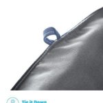 Equinox All-Season Navy Blue/Charcoal Grey Quilted Comforter – Goose Down Alternative – Reversible Duvet Insert Set – Machine Washable – Plush Microfiber Fill (350 GSM) (King 102 x 90 Inches)