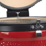 Kamado Joe BJ24RHC Big Joe II Charcoal Grill, 24 inch, Blaze Red