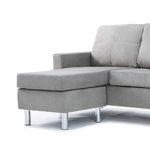Divano Roma Furniture Modern Sectional, Grey