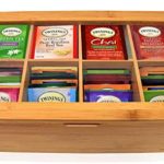 Twinings Tea Bags Sampler Assortment Box – 80 COUNT – Perfect Variety Pack in Bamboo Gift Box – Gift for Family, Friends, Coworkers – English Breakfast, English Afternoon, Green Tea, Early Grey, Chamo