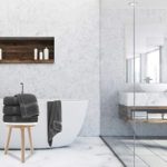 White Classic Luxury Bath Towels Large – Cotton Hotel spa Bathroom Towel | 27×54 | 4 Pack | Grey