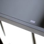 IDS Home 7 Piece Glass Top Dining Set for 6 Kitchen Table and Chairs Set Home Furniture Dinette Set Rectangular Table, Black