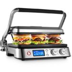 DeLonghi America CGH1020D Livenza All Day Combination Contact Grill and Open Barbecue, Stainless Steel