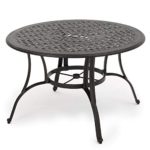 Christopher Knight Home Alfresco Outdoor Cast Aluminum Circular Dining Table, Bronze