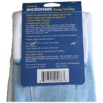 Atlas 16 Pcs (8 X 2-PC) Soft & Shiny Microfiber Cleaning & Wiping Cloth 12″x12″ in 2 Colors 8 Blue & 8 White