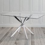 Uptown Club Kitchen Table, Silver