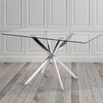 Uptown Club Kitchen Table, Silver