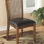 Signature Design by Ashley Centiar Dining Chair Set of 2, Black and Brown