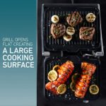 Calphalon Even Sear Indoor Electric Grill, Multi, Dark Stainless Steel