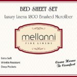 Mellanni Bed Sheet Set – Brushed Microfiber 1800 Bedding – Wrinkle, Fade, Stain Resistant – 4 Piece (Queen, Beige)