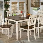 Signature Design by Ashley Whitesburg Dining Room Chair Set of 2, Brown/Cottage White