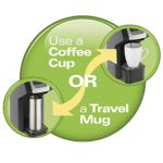 Hamilton Beach 49974 FlexBrew Coffee Maker Compatible with Pod Packs and Grounds, Single-Serve, Black