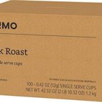 Amazon Brand – 100 Ct. Solimo Dark Roast Coffee Pods, Compatible with Keurig 2.0 K-Cup Brewers
