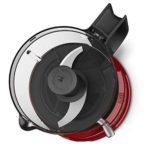 KitchenAid KFC3516ER 3.5 Cup Mini Food Processor, Empire Red (Renewed)