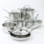 Cuisinart 77-11G Chef’s Classic Stainless 11-Piece Cookware Set – Silver