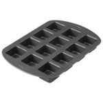 Wilton Perfect Results Premium Non-Stick Bakeware Bar Baking Pan, Ideal for Brownies, Cakes and Bar-Cookies, 12-Cavity