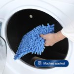 Yocada Dust Mop Dual-Action Microfiber Mop with 1 Chenille 1 Cotton Mop Pad Washable Wet and Dry for Hardwood Ceramic Marble Tile Laminate Home Kitchen Floor Cleaning