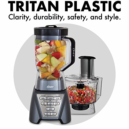 Oster Pro 1200 Blender with Professional Tritan Jar and Food Processor