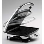 Delonghi Panini Press & Contact Grill with Large NON-STICK Cooking Surface, Adjustable Thermostat and Convenient Storage
