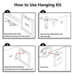 SIGNWIN 3 Piece Framed Canvas Wall Art Green Foggy Mountains Nature Wilderness Photography Abstract Rustic Aerial Canvas Prints Home Artwork Decoration for Living Room,Bedroom – 16″x24″x3 Panels