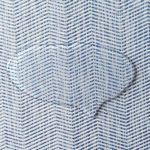 ZJUIKYME Durable Stain Resistant mats for Kitchen Table Non-Slip Washable PVC Table Mats Woven Vinyl Placemats Set of 6(Gradient Blue)