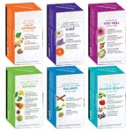 Bigelow Tea Benefits Wellness Teabag Variety Pack, Mixed Caffeinated Green Matcha & Decaffeinated Herbal Tea, 108Count