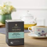 Taylors of Harrogate Organic Peppermint Herbal Tea, 50 Teabags
