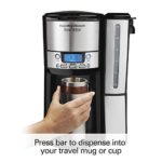 Hamilton Beach (47950) Coffee Maker with 12 Cup Capacity & Internal Storage Coffee Pot, Brewstation, Black/Stainless Steel