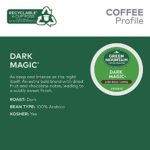 Green Mountain Coffee Roasters Dark Magic, Single-Serve Keurig K-Cup Pods, Dark Roast Coffee, 72 Count