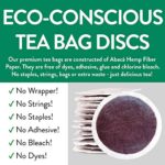 Organic Hibiscus Tea Bags | 100 Tea Bags | Eco-Conscious Tea Bags in Kraft Bag | Raw from Egypt | by FGO
