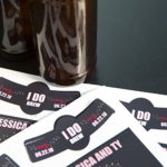 Neato Custom Beer Bottle Labels – Waterproof, Printable, Super Glossy, Vinyl, Tear Free Labels for Inkjet & Laser Printers, 10 Sheets – 40 Total Stickers – Includes Online Design Beer Label Software