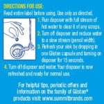Glisten Disposer Care Freshener, Odor Eliminator, Quick & Easy-to-Use Garbage Disposal Freshener, Lemon Scent, 10 Uses