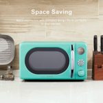Galanz GLCMKA07GNR-07 Retro Microwave Oven, 0.7 Cu.Ft, Surf Green