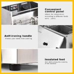 [US shipment] Commercial Deep Fryer, 8.5QT/8L Stainless Steel Electric Deep Fryer with Basket and Temperature Lir for Restaurant Kitchen, 1 Tank 1800W