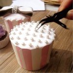 ZZHH Kitchen Bakeware Cake Decoration Tweezer Stainless Steel Sugar Beads Tweezers Tools Kitchen Supplement Gadget