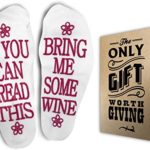VINAKAS Comfort Cotton Socks + Gift Box – Perfect Gift for Her – Christmas, Birthdays, Mother’s day gift, anniversary – Funny Novelty Socks